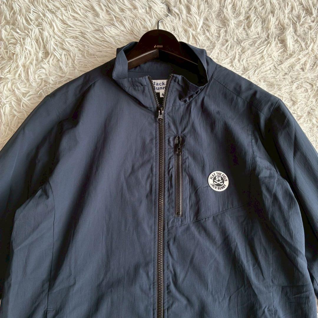 ◎美品 人気ブランド ジャックバニー ジップアップジャケット 胸ロゴ 4 メンズ