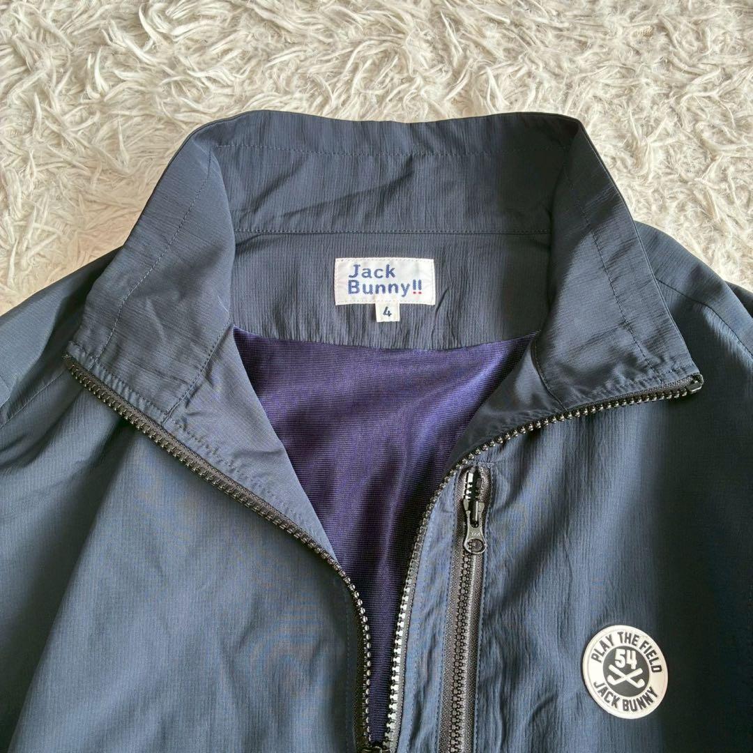 ◎美品 人気ブランド ジャックバニー ジップアップジャケット 胸ロゴ 4 メンズ