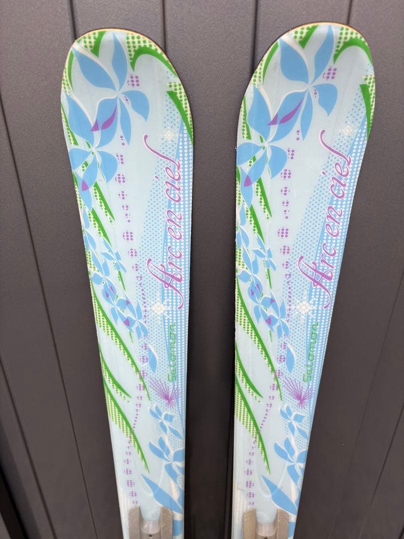 サロモン Arc en ciel 151cm　ツインチップスキー ビンディング付