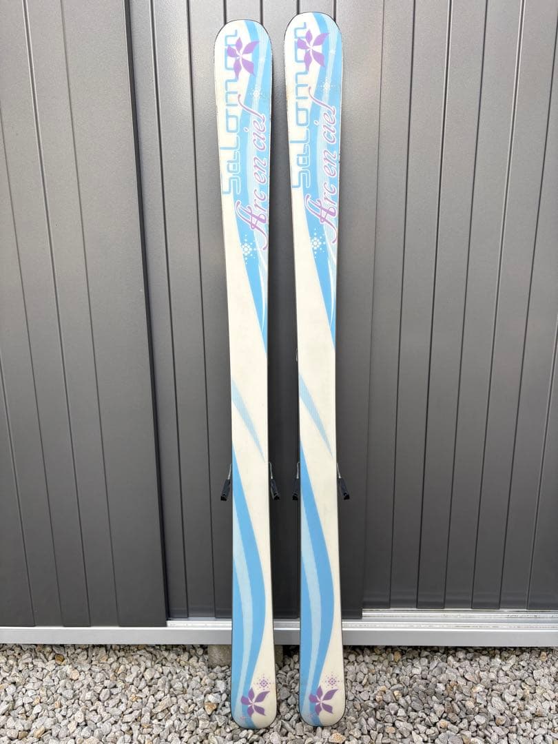 サロモン Arc en ciel 151cm　ツインチップスキー ビンディング付