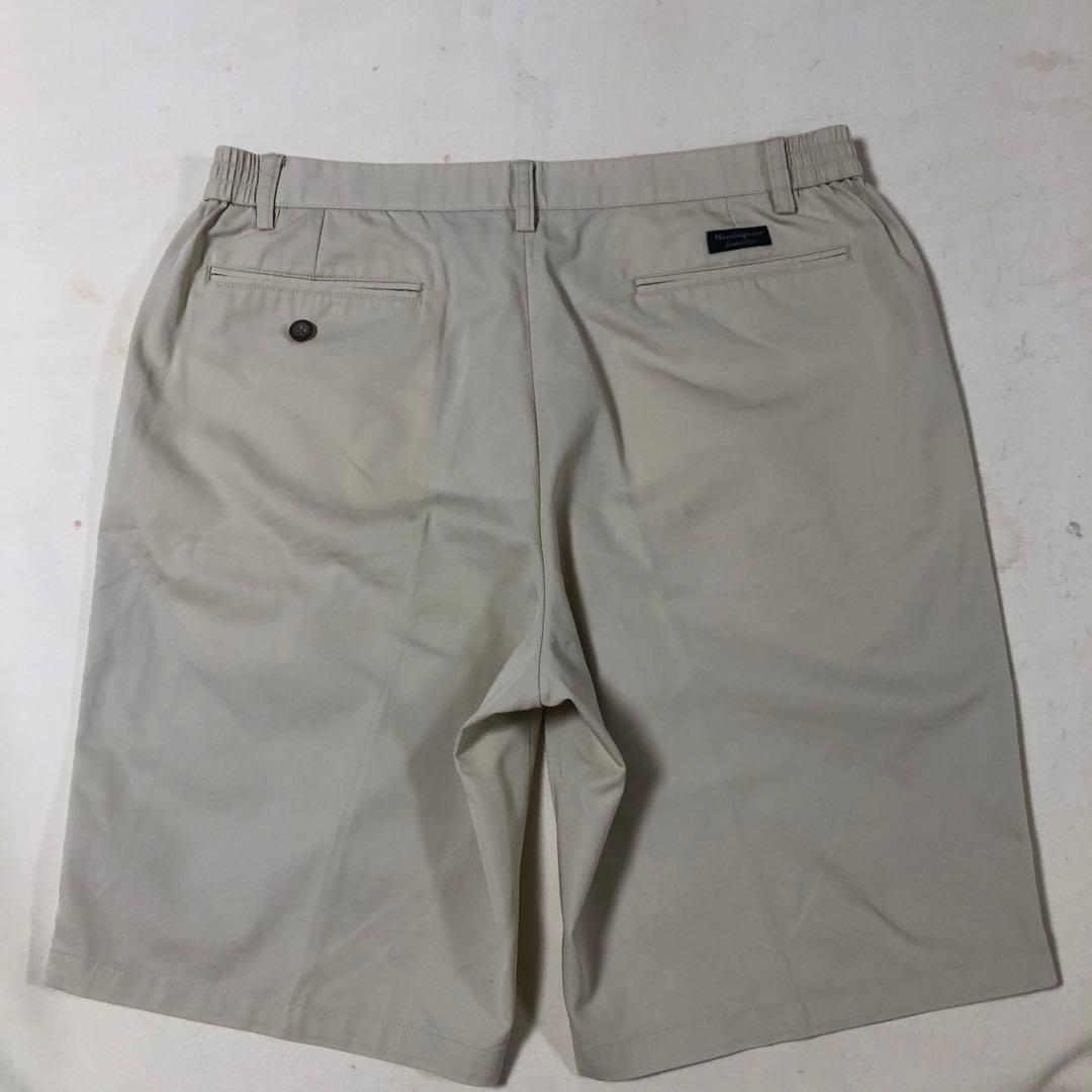 マンシングウェア ゴルフ ハーフパンツ ベージュ Lサイズ