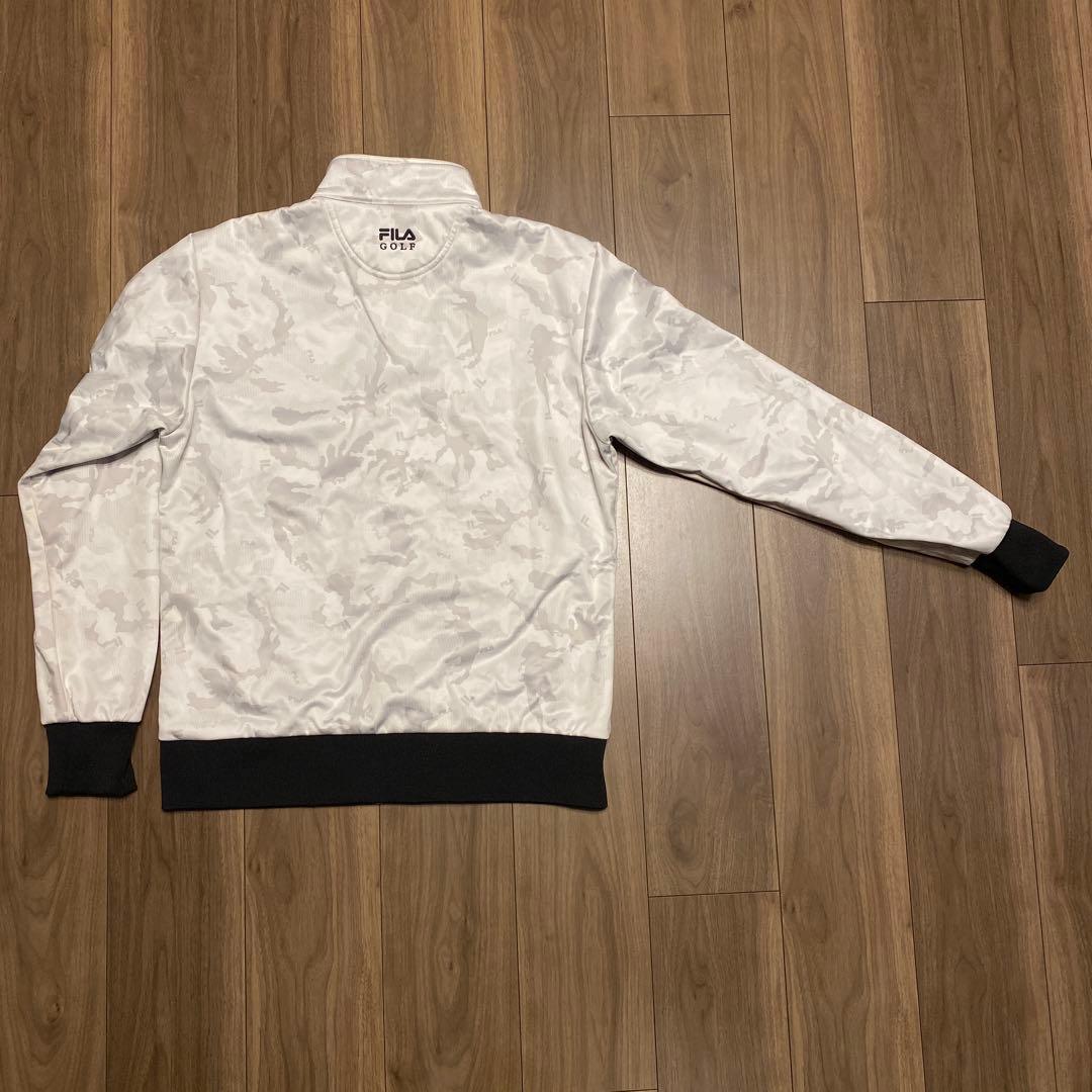 FILA カモフラージュジャケット 白 Lサイズ