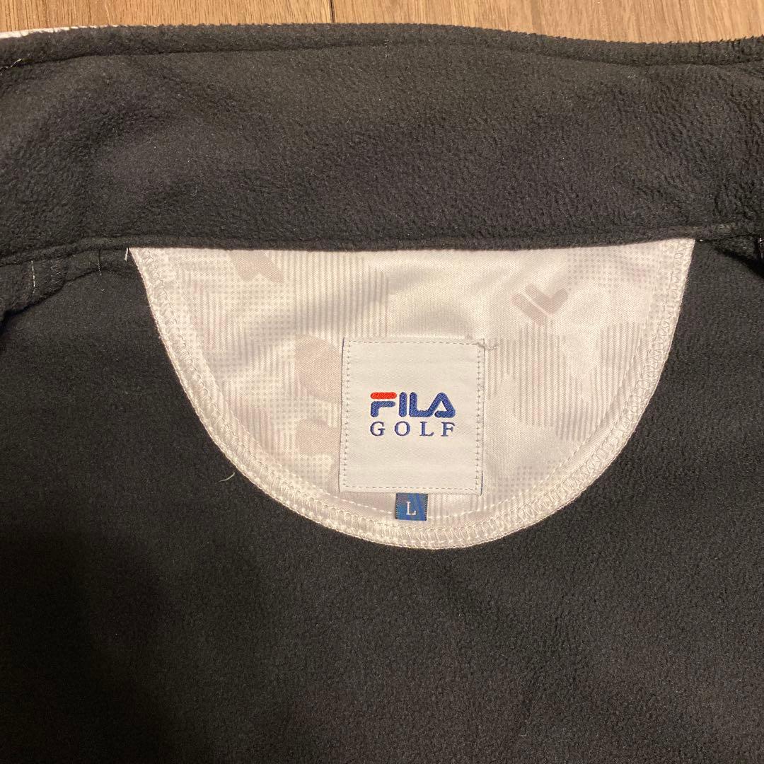 FILA カモフラージュジャケット 白 Lサイズ