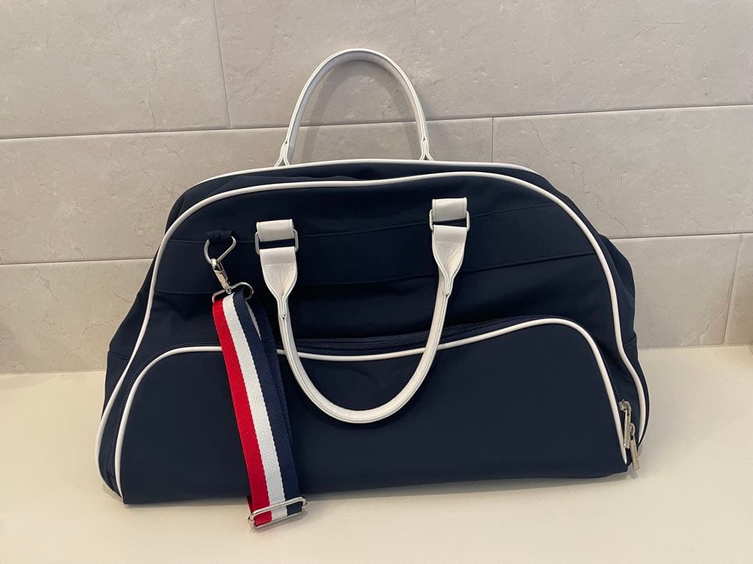 [値下げ交渉可]美品　ADABAT ゴルフバッグ ネイビー　ボストン