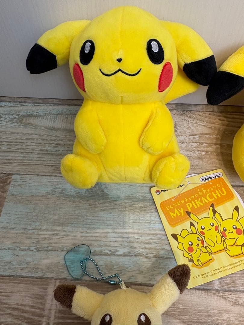 マイピカチュウ　my pikachu ぬいぐるみ　ポケモンセンター 4体セット