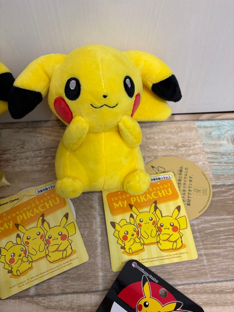 マイピカチュウ　my pikachu ぬいぐるみ　ポケモンセンター 4体セット