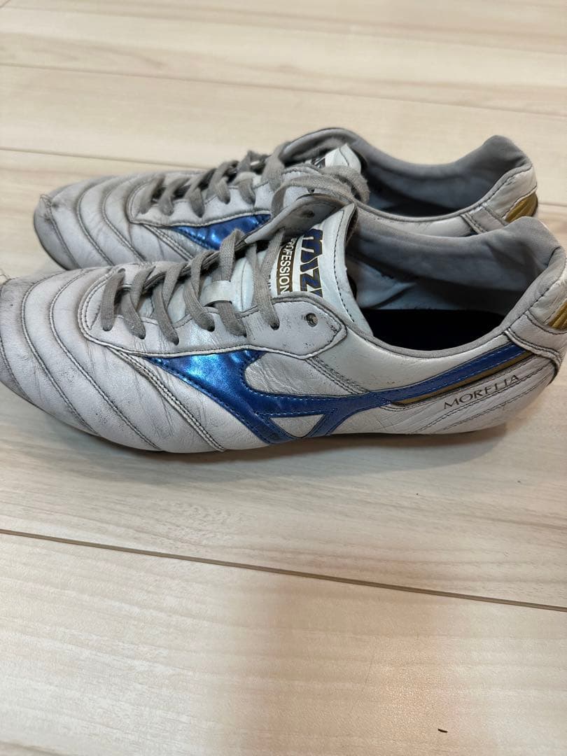 Mizuno Morelia サッカーシューズ ホワイト/ブルー
