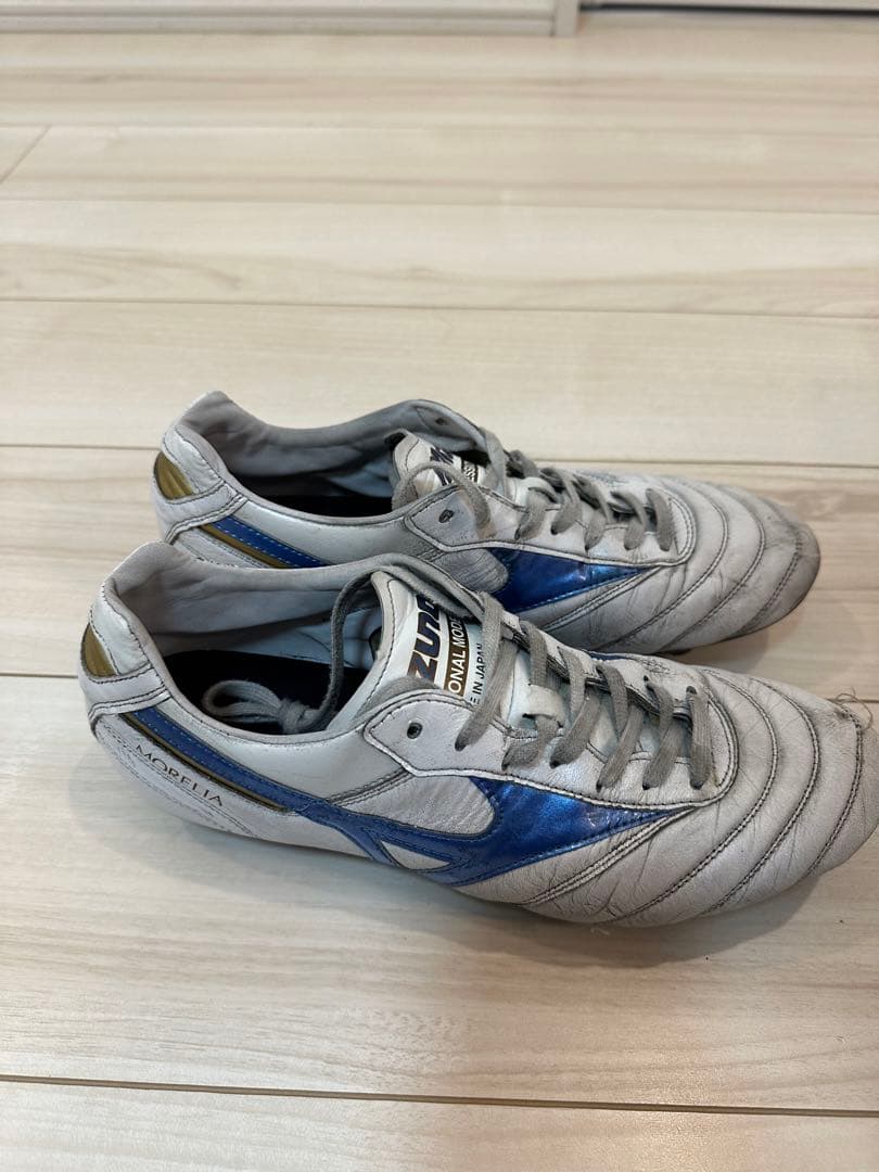 Mizuno Morelia サッカーシューズ ホワイト/ブルー