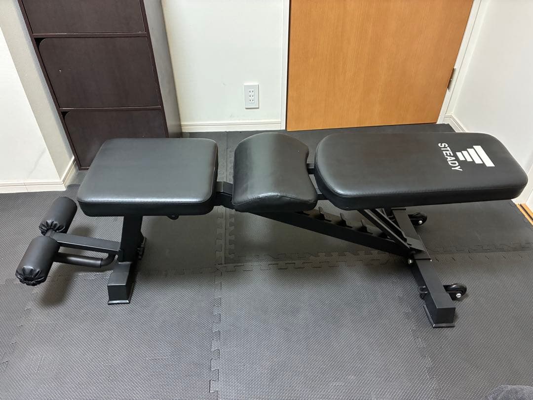 【直接引き取り限定】可変式フレックスベル20キロ&トレーニングベンチセット