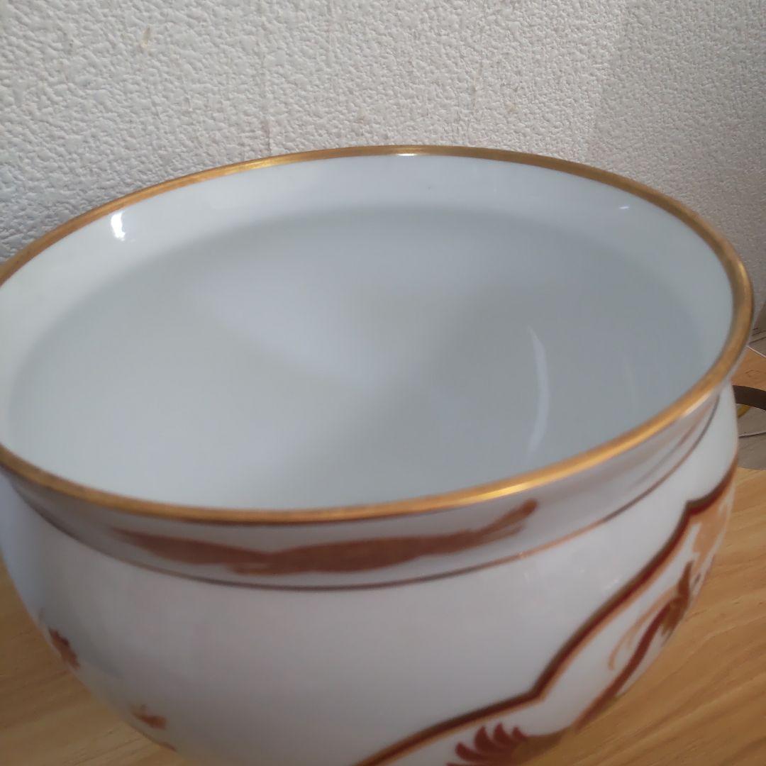 Used 大倉陶園／四神／朱雀／フランクリン•ポーセリン　花器、鉢、茶道