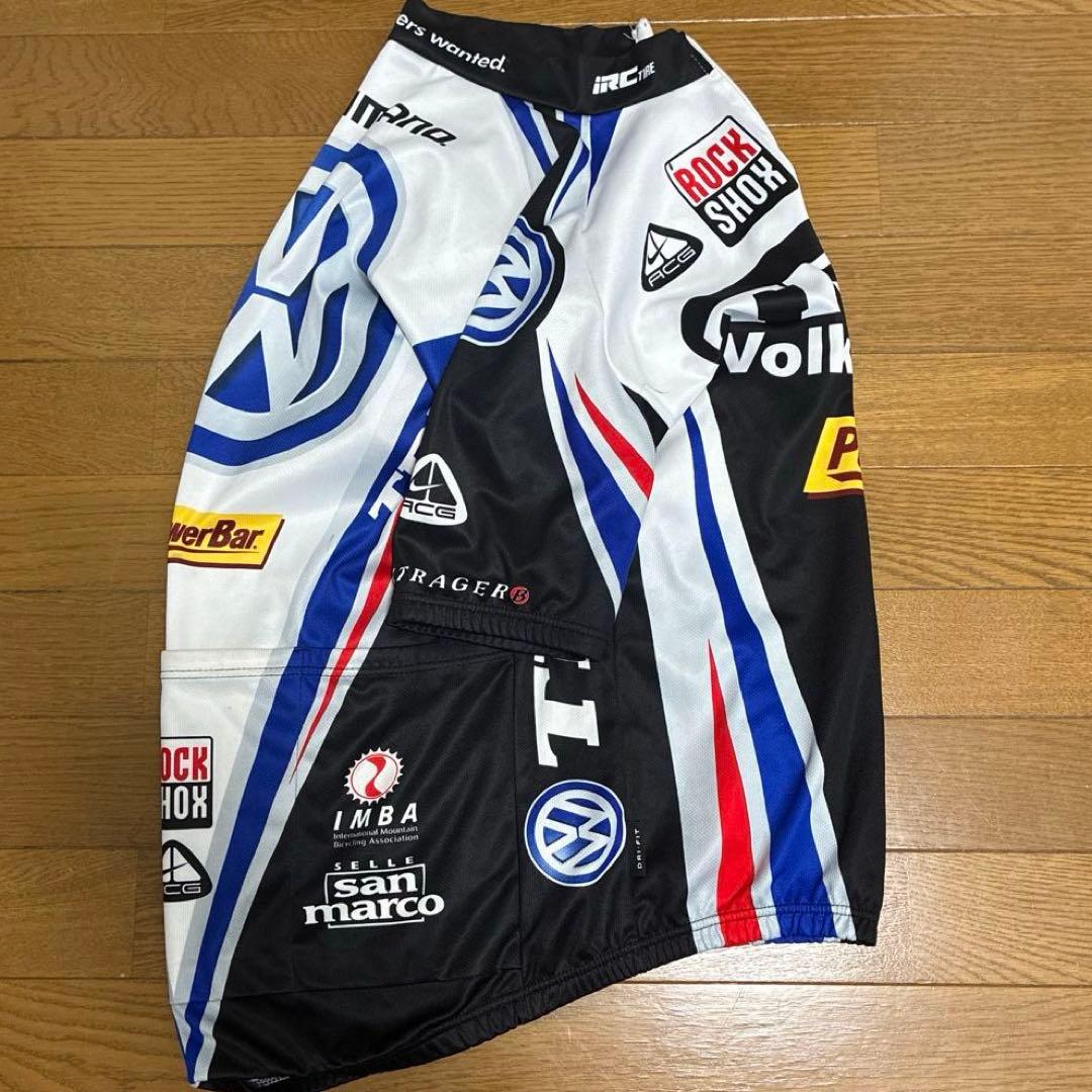 ビンテージ NIKE acgサイクルシャツ イタリア製TREK SHIMANO