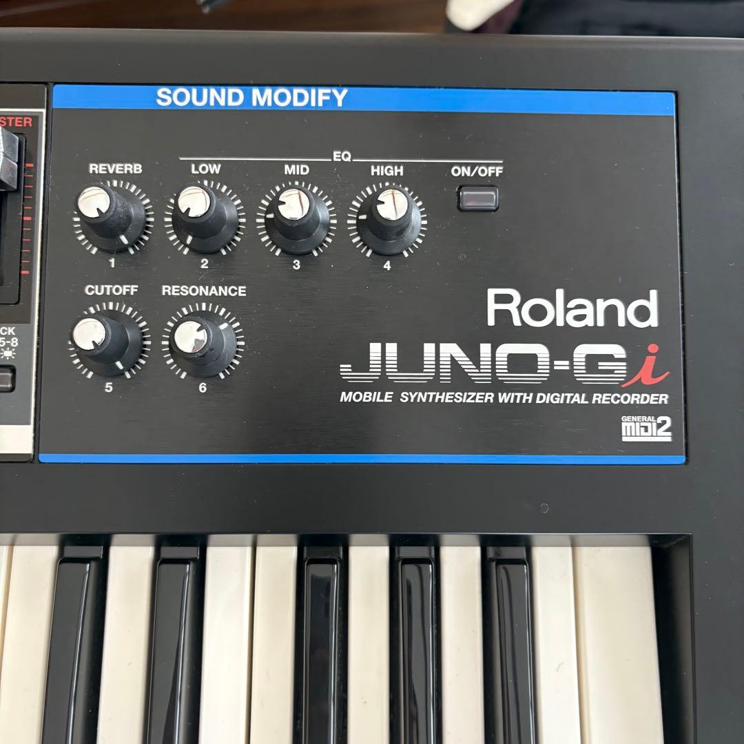 Roland JUNO-Gi 61鍵 シンセサイザー ケース　ペダル スタンド