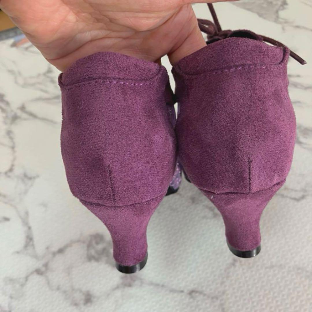 社交ダンスシューズ　新品　22.5 35 レッスンウェア　外反母趾特におすすめ