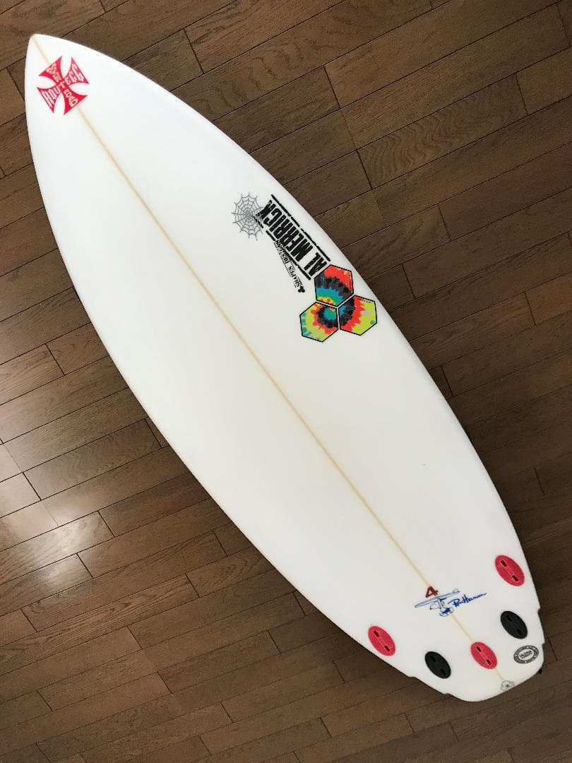 【美品★ ショートボード】AL MERRICK・タイダイカラー：#4（5.8）