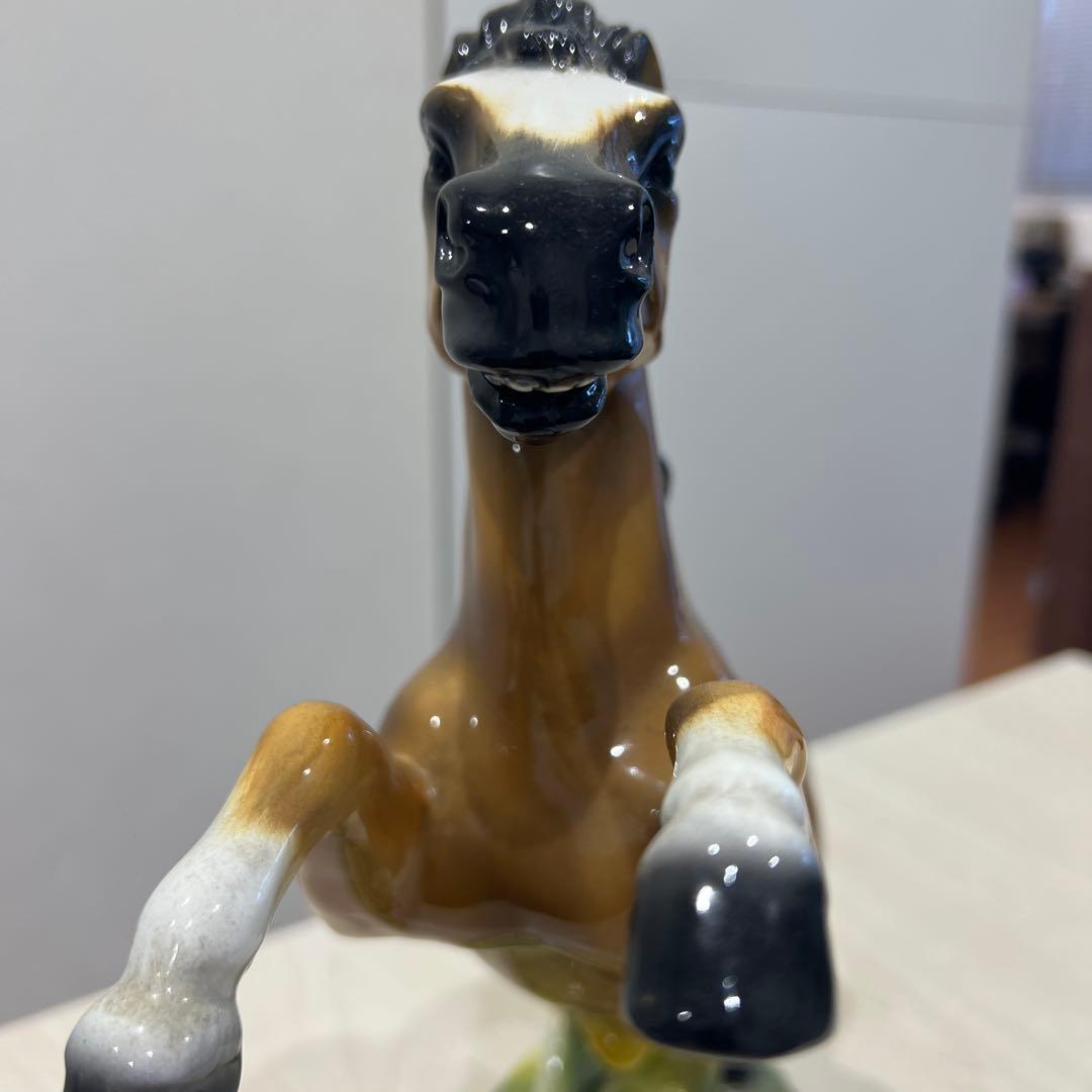 陶器製 馬の置物