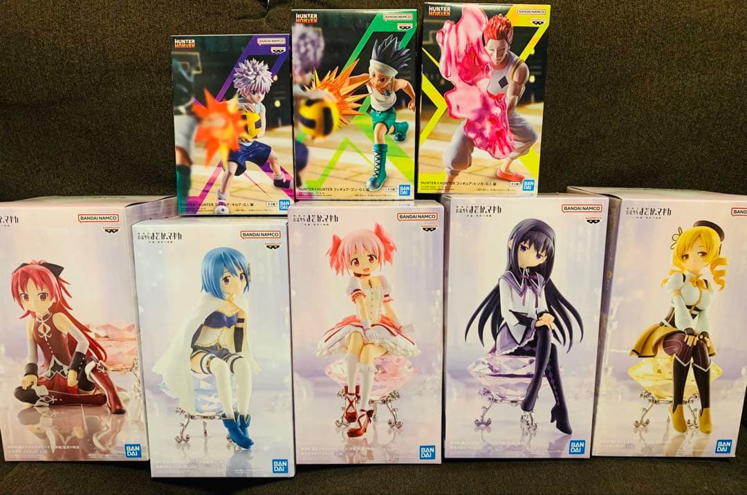 378 魔法少女まどか☆マギカ フィギュア ハンターハンター　ヒソカ　ほむら