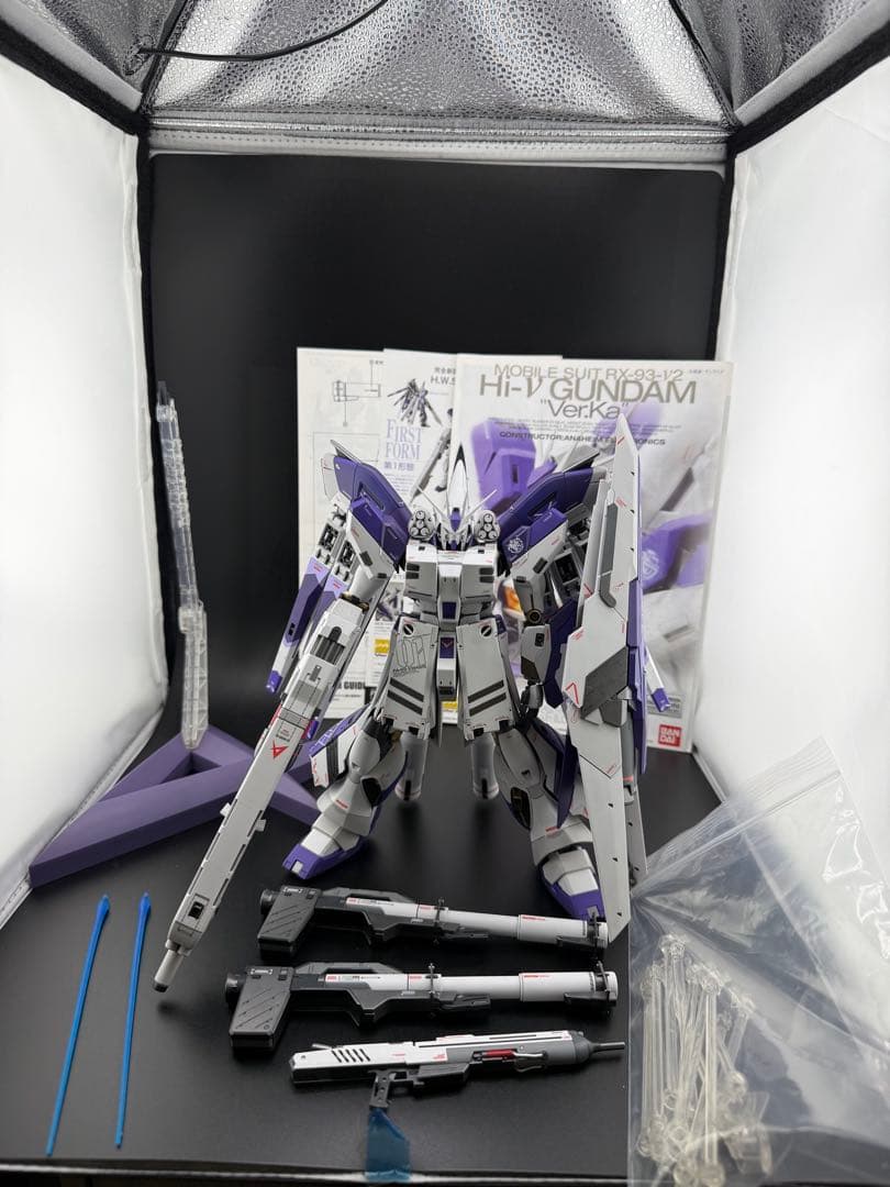 Hi-νガンダムMG ver.ka HWS装備　ガンプラ