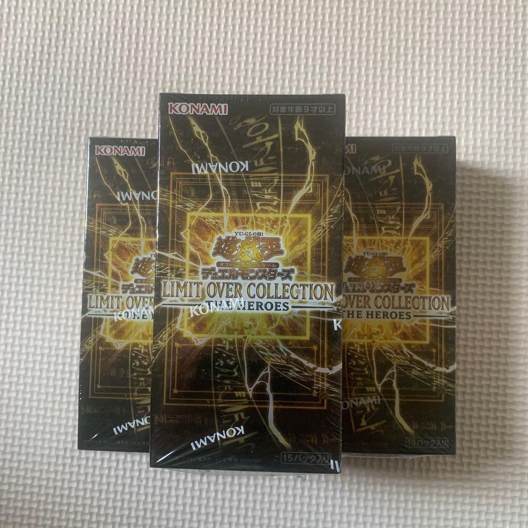 遊戯王LIMIT OVER COLLECTION THE HEROES 3BOX