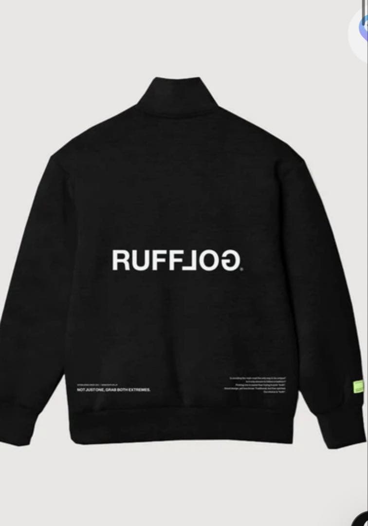 RUFFLOG HALF ZIP SWEATSHIRT【M】