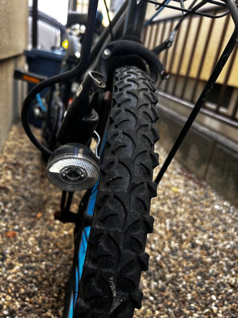 【引取のみ】子供用　自転車　ブラック/ブルー 20インチ