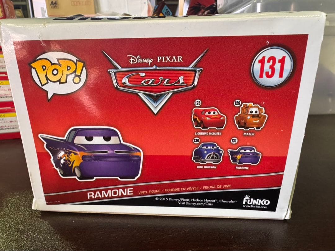 s1676 Funko POP! ピクサーカーズ ラモーン #131 ビニール