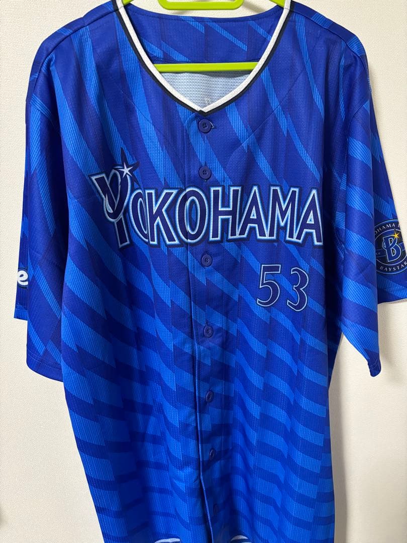 横浜DeNAベイスターズ　ビジターユニフォーム　中川颯　O