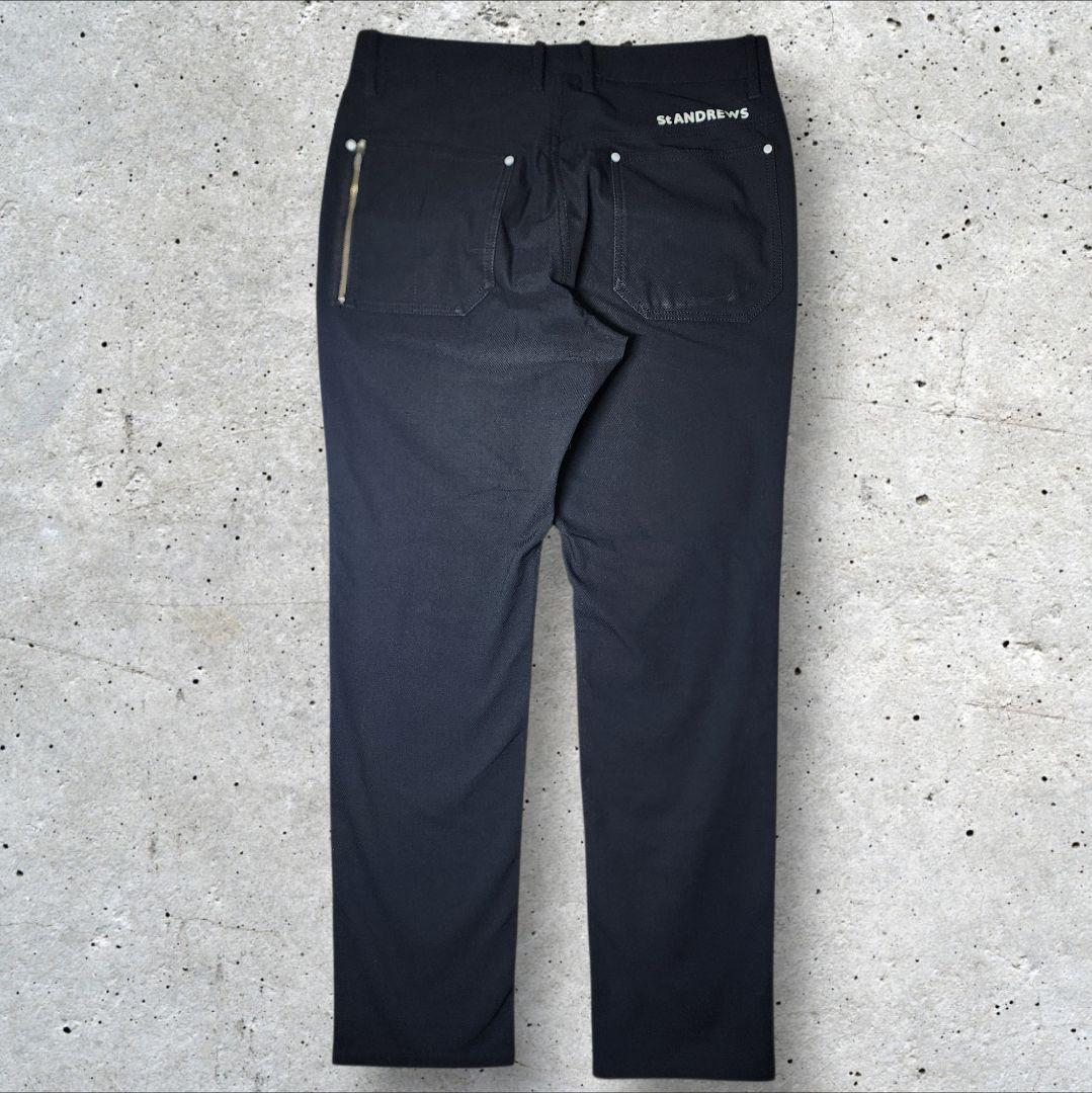 【美品】セントアンドリュース　ゴルフパンツ ブラック　Mサイズ