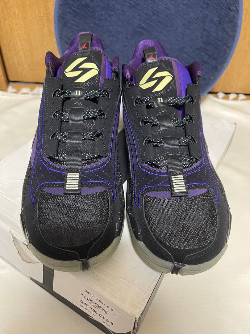 新品「27.5CM」JORDAN LUKA 2 PF ジョーダンルカ黒紫