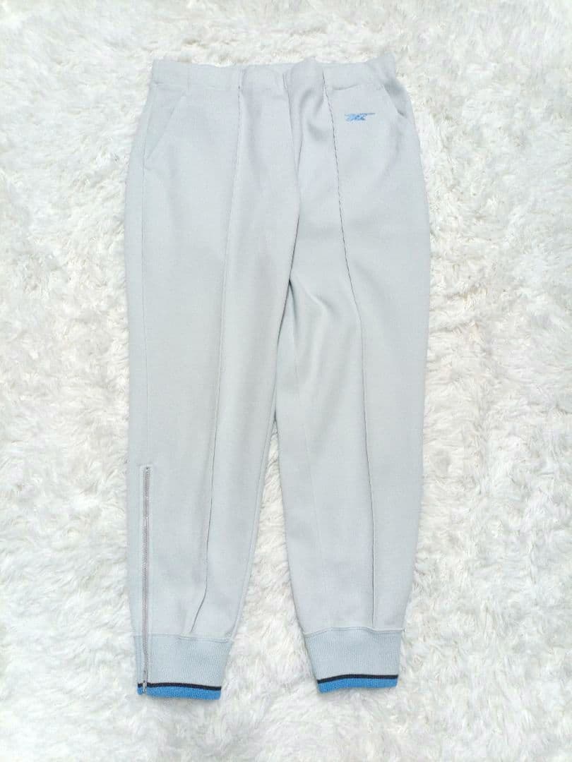 70s 80s asics ジャージ タイガー セットアップ ライトグレー M