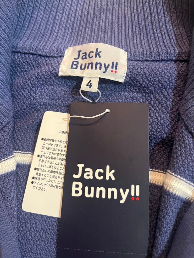 Jack Bunny! ストライプ ジャケット ネイビー