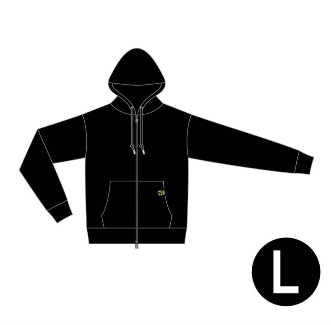 【新品未使用】菅田将暉　オールナイトニッポン　　　パーカー黒 サイズL