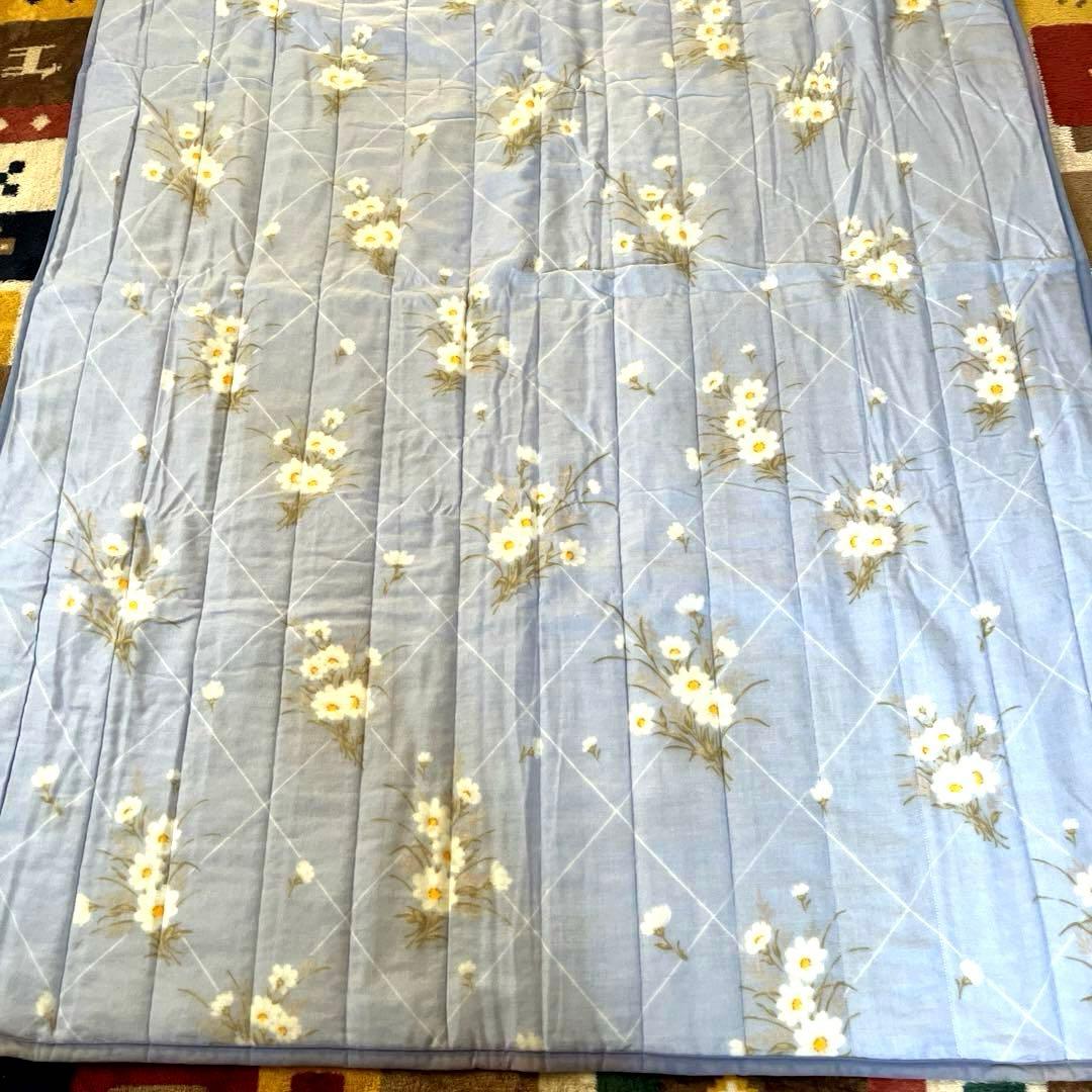 【新品】京都 西川 軽量 ガーゼ 爽やか 安眠 キルティング シングル 丸洗い