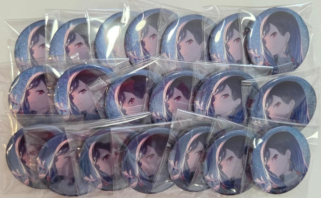 プロセカ　白石 杏 様　缶バッジ　42A　グリ缶　20個セット