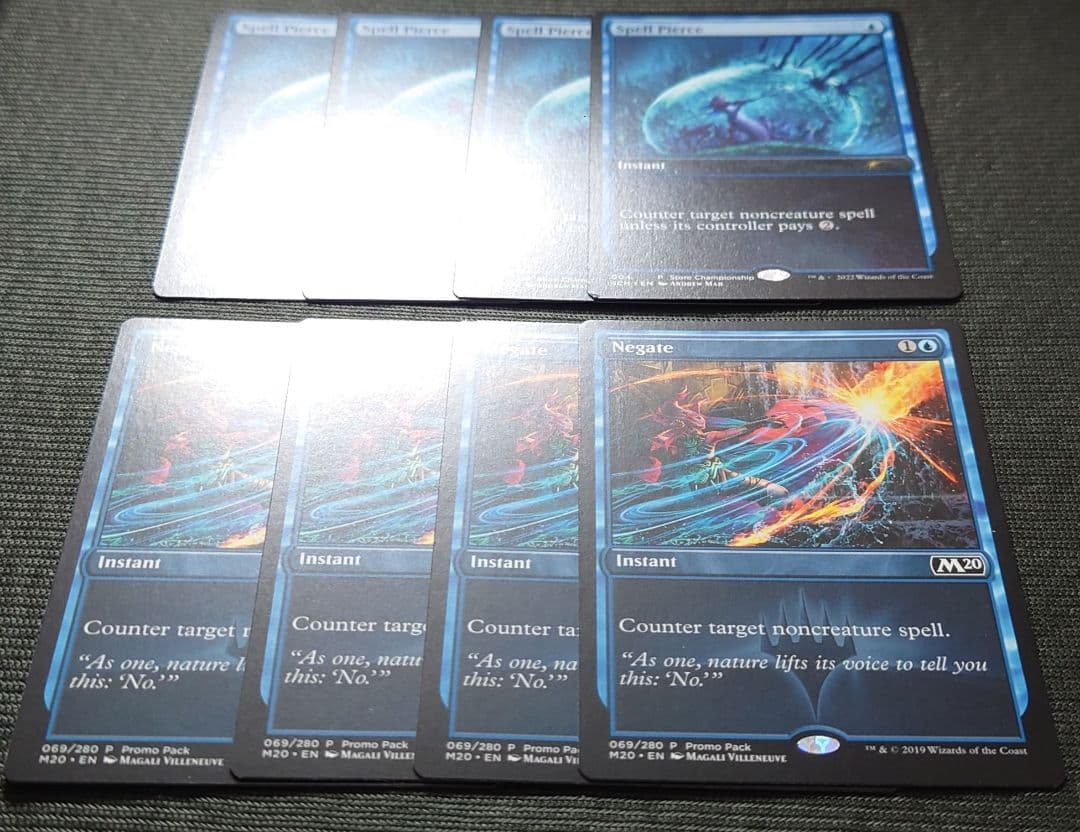 mtg 呪文貫き 否認 プロモ版 8枚セット 英語版 m20 sch