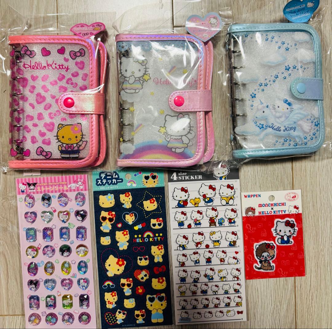 サンリオ キティちゃん シール帳 セット ボンボンドロップシール