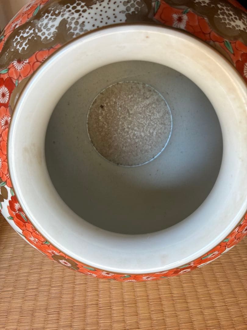 有田焼　錦額皿と花瓶のセット