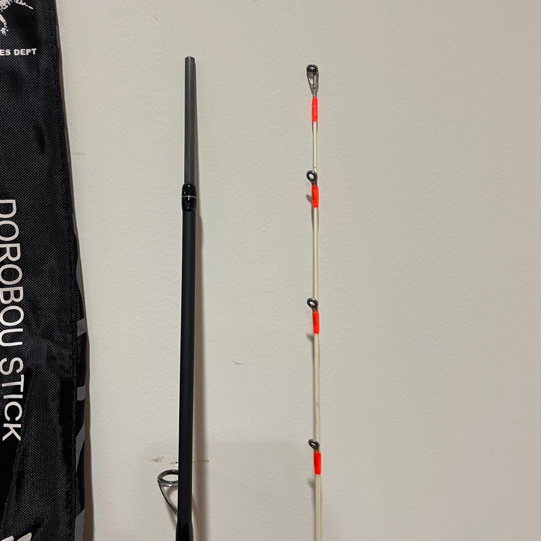 定価39000円 ジークラック 泥棒竿 スパイダー DORO-S68SUL 墨黒