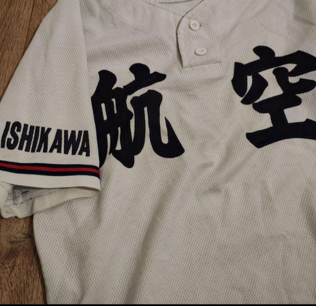 正規品日本航空石川野球部ユニフォームMサイズ