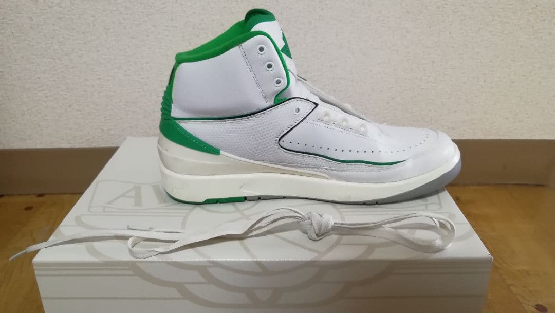 シューズ(男性用) Nike Air Jordan 2 Retro \"Lucky Green\"