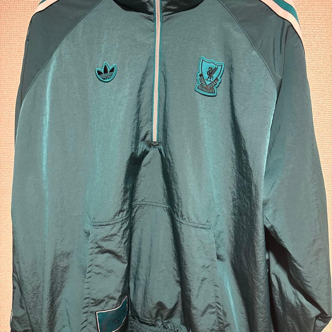 adidas リヴァプール ハーフジップ ジャケット 2XL
