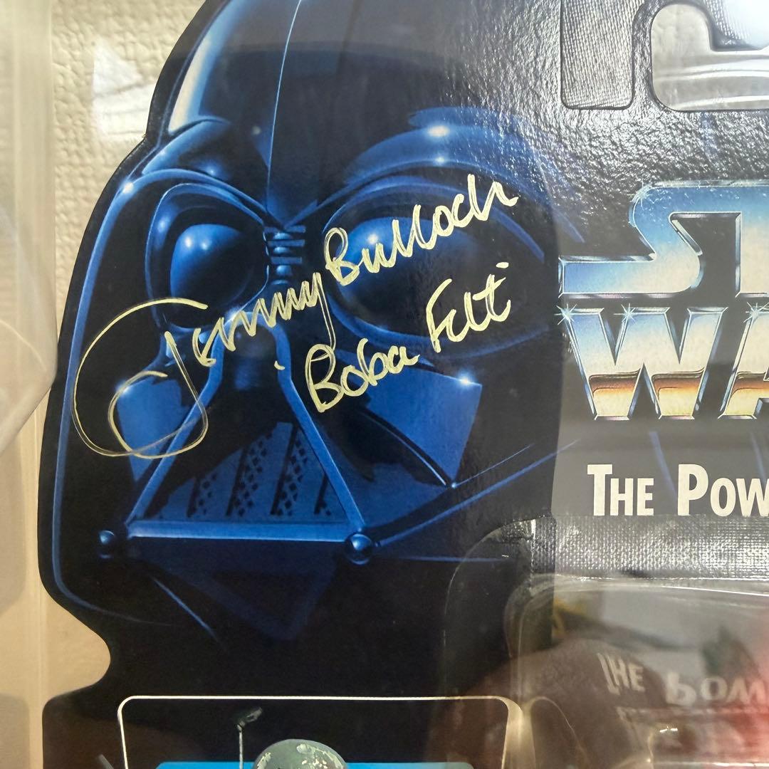 スター・ウォーズ ボバ・フェット役 ジェレミー・ブロック氏 サイン入りフィギュア