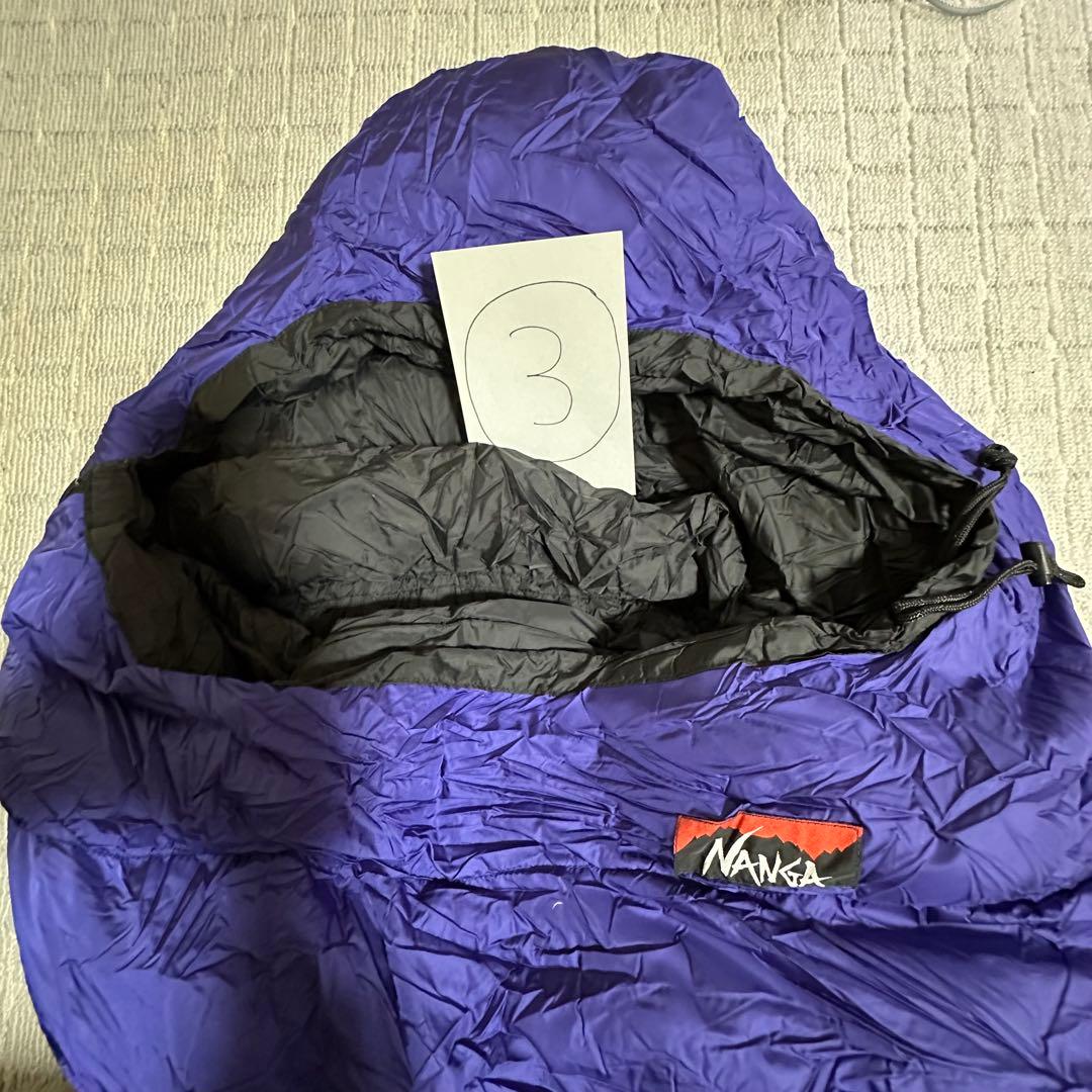 ナンガ NANGA 600std 寝袋 ダウンシュラフ メッシュバッグ付③