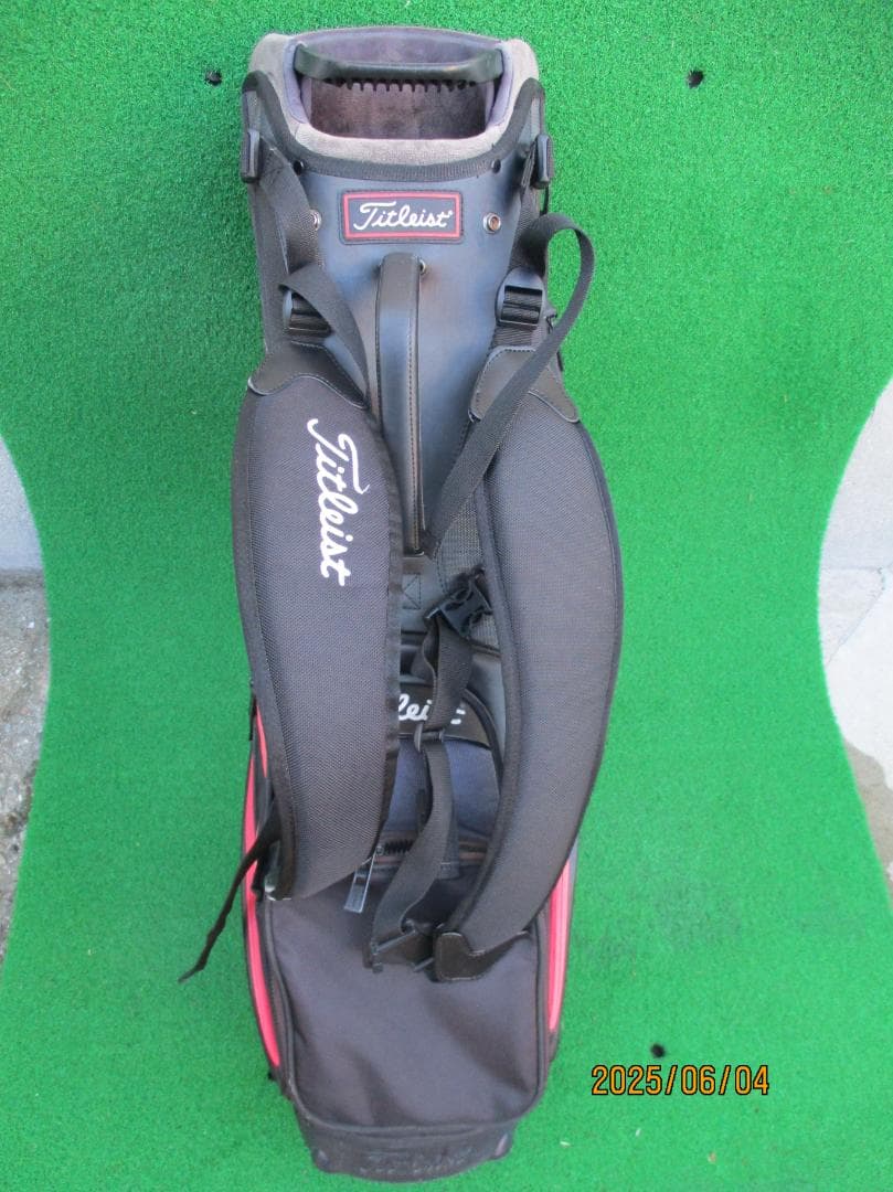 Titleist スタンド式ゴルフバッグ ブラック リュック式