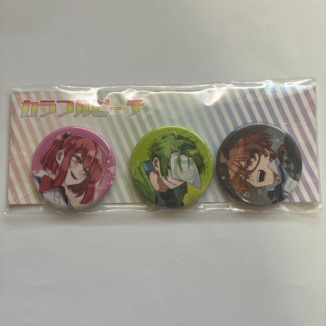 【非売品】カラフルピーチ　だるまさんがころんだ　缶バッチ　セット