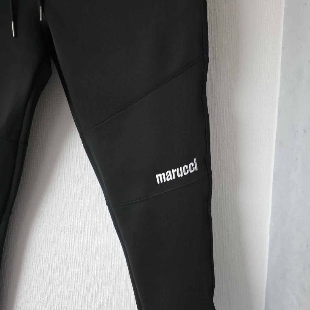 marucci トレーニングウェア黒L上下セット 半袖フーディーパンツセット