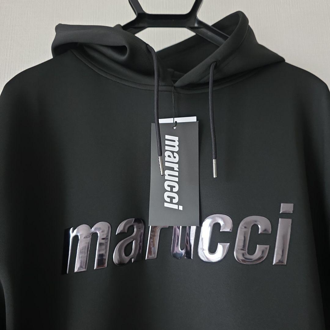marucci トレーニングウェア黒L上下セット 半袖フーディーパンツセット