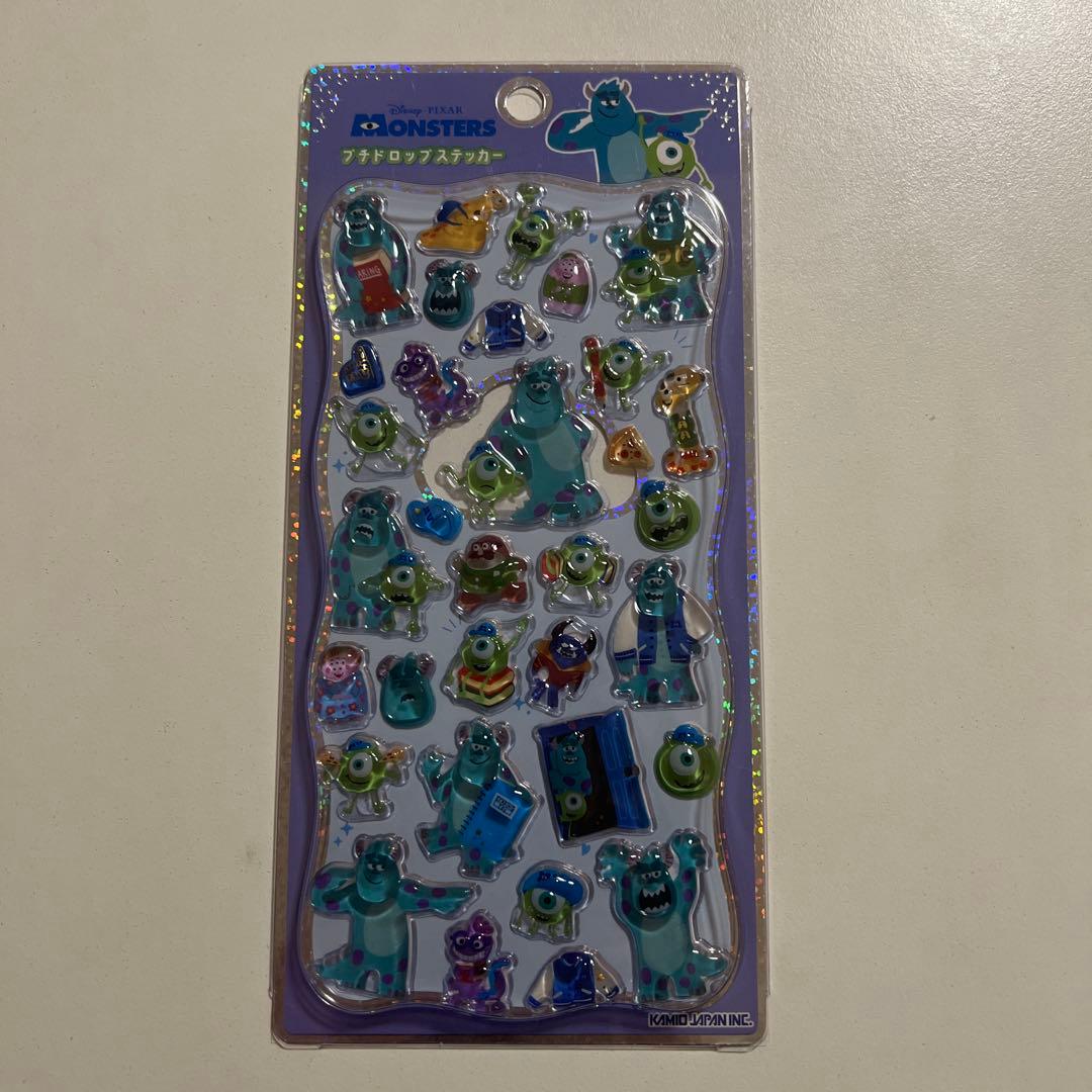 【正規品】プチドロップステッカー　ディズニー　マリーちゃんたまごっち等6枚セット