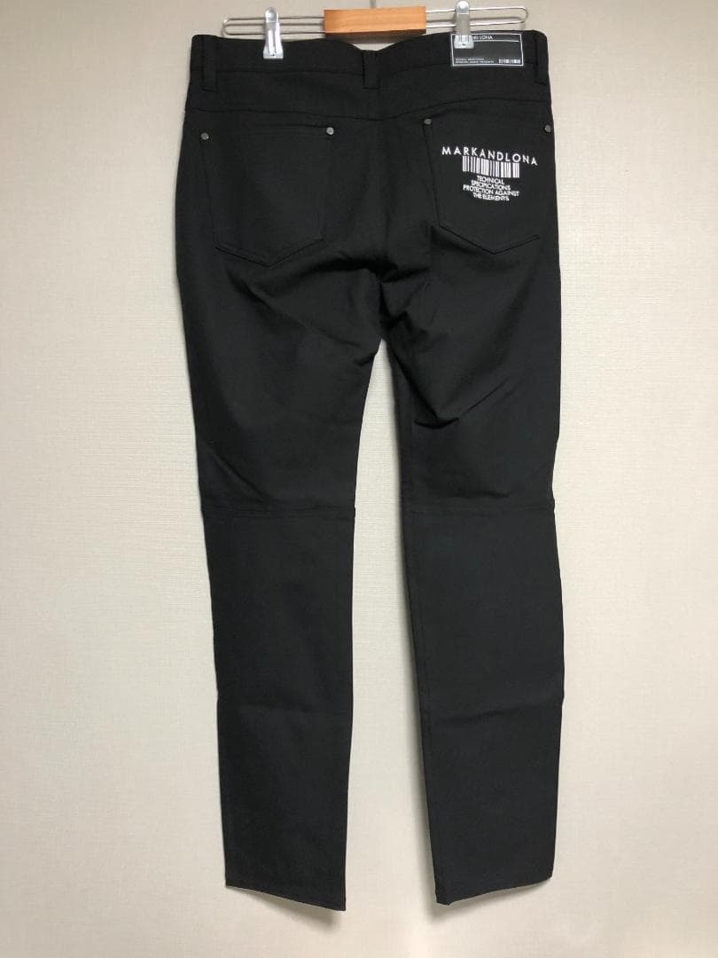 新品未使用 4.9万 MARK & LONA 黒 パンツ ブラック 48 L