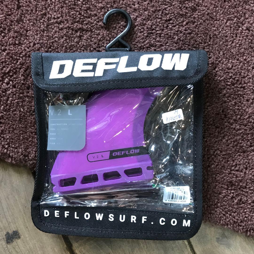 DEFLOW サーフW2 L デフローパープルフィン定価¥14,850