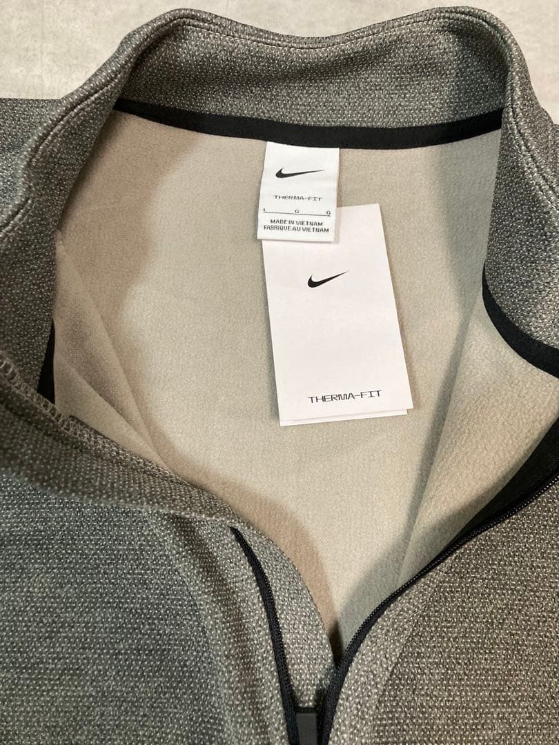 NIKE × MALBON GOLF サーマフィット ハーフジップシャツ